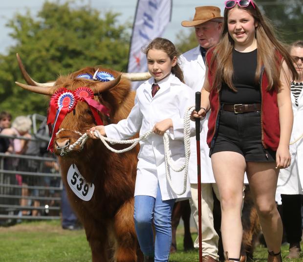 Border Counties Advertiser: Oswestry Show 2022. Grand Parade and Presentation of Cups in the Main Ring.  Picture by Phil Blagg Photography.  PB075-2022-99