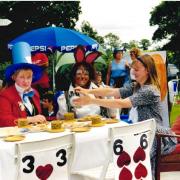 At the Mad Hatter's Tea Party were Catherine Melbourne, Jane Hamner and Hannah Iles