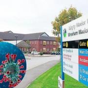 There are currently 59 coronavirus cases at Wrexham Maelor Hospital.