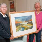 Pendine Park, Hillbury Care Home, Wrexham
Artist Angela Scott is organising an art exhibition in aid of the Alzheimer's Society and Hillbury Care Home at her studio at Sadylt Home Farm.
Angela's sister Jenny Holbrook 90  is a resident at the home