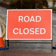 The road will close in both directions at 7pm this evening.