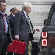 Prime Minister Boris Johnson leaves Downing Street in London. He has been warned he is in 