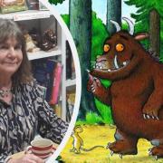 Gruffalo author Julia Donaldson visited Booka in Oswestry