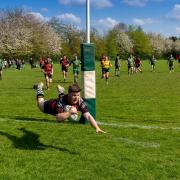 Action from Oswestry RFC. Picture by Shaun Brook.