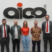 Yorkshire Housing representatives with Michael Wright, Aico product development manager; Jordan Toulson, HomeLINK product manager and DPO, Daniel Little; Aico national sales manager; and Samuel Marston, Aico product development executive.