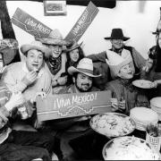 Mexican night at now closed Black Gate in Oswestry during the 1990s.