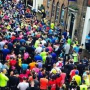 Runners taking part in the Oswestry 10k in 2019