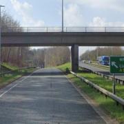 A483, Wrexham. Source - Google Maps.
