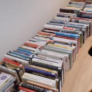 Some of the books on offer at Chirk Library.