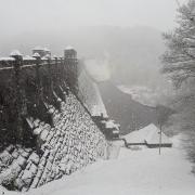 Lake Vyrnwy the coldest place in Wales as snow hits Wales