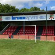Chirk AAA Football Club's new stand.