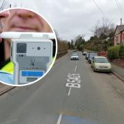 Gutter Hill (Google) and, inset, a breath test