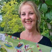 Ruth Martin of the Shropshire Good Food Partnership with the trail map and guide.