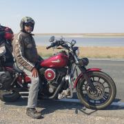 Steve in the Kazakh semi-desert