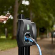 An electric charging point.