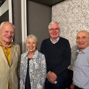 Gill Jones with Paul Crosby, Stan Smith and Andy Boroughs.