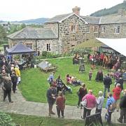 Vivace Choir at a recent Open Doors in Llanfyllin Workhouse.