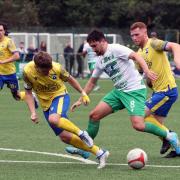 Action from TNS' victory over Harverfordwest County.