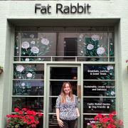 Linda Clark, owner of Fat Rabbit in Bailey Street.