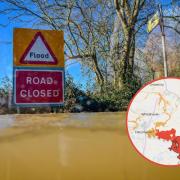 Flood warning near Oswestry as river levels rise after persistent rain
