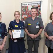 Gemma Sweetman receives her January RJAH Stars award for her work during the festive period.