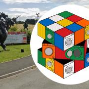 The British Ironworks Centre is hoping to make a Rubik's Cube out of old washing machines.