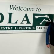 Chris Potter at Oswestry Livestock Auctions.