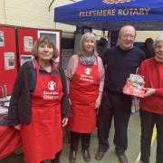 The Ellesmere Save the Children branch at the community day.