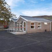 The new enlarged classroom at Ysgol Pennant.
