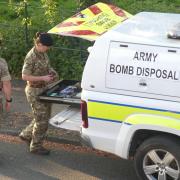 Bomb disposal teams called after live shell found on local footpath