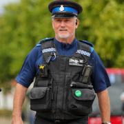 PCSO Adrian Richards on patrol in Chester-le-Street