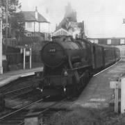 Chirk Railway Station, 1962