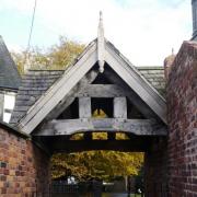 The lych gate at St Oswald’s Parish Church in Oswestry. Picture by Neil Brittain