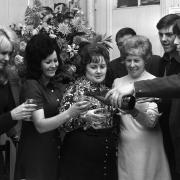 Morda cheese and wine evening in 1972