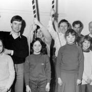 Whittington bell ringers in 1985