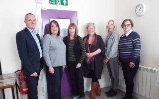 Staff at the newly-renamed PCAS in Oswestry.