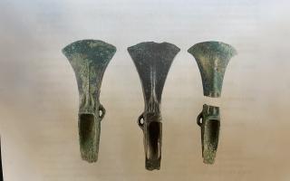 The axe heads found in Ruyton-XI-Towns.