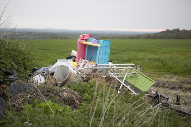 Flytipping is becoming an increasing problem for farmers.